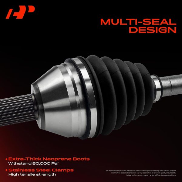 Front CV Axle A-Premium Steel Durable Shaft-5