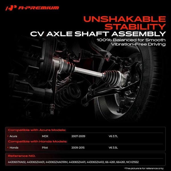 A-Premium Front Left CV Axle Shaft Assembly for Acura/Honda-1