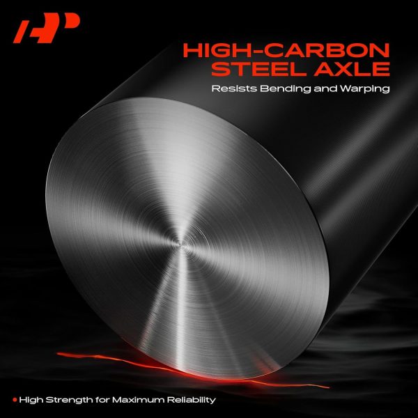 A-Premium Front CV Axle Assembly Steel Design-6