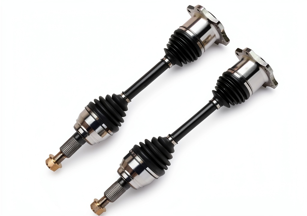 Front CV axle shaft installed on a Chevrolet Avalanche