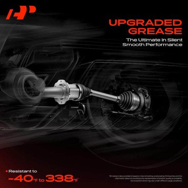 A-Premium Front CV Axle Assembly Steel Design-7