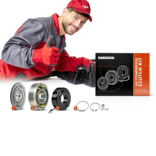 A/C Compressor Clutch Kit A-Premium for Acura ILX & Honda Civic 12V-1